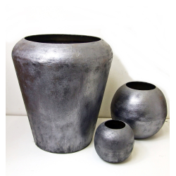 Wazon z metalu Wysoki 41x41x42cm